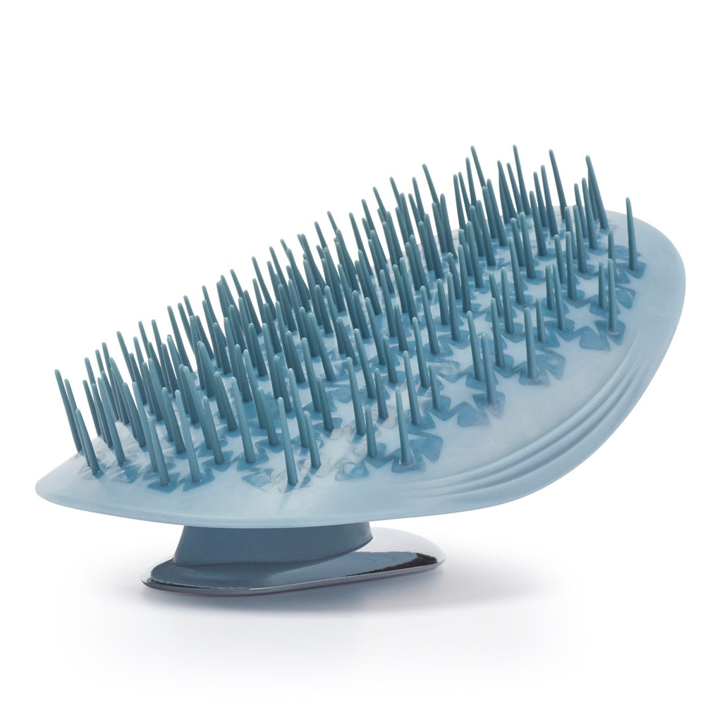 Manta Mirror Hair Brush - Powder Blue