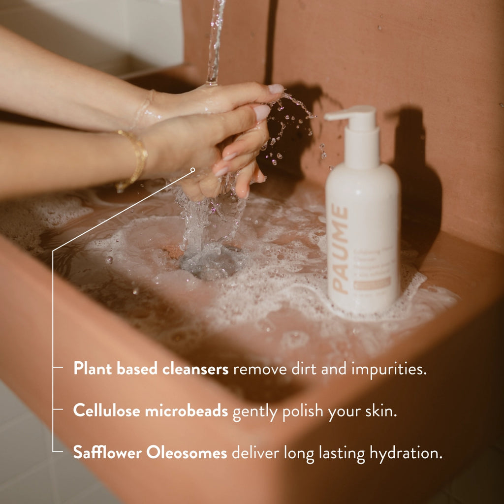 Paume Exfoliating Hand Soap Bottle