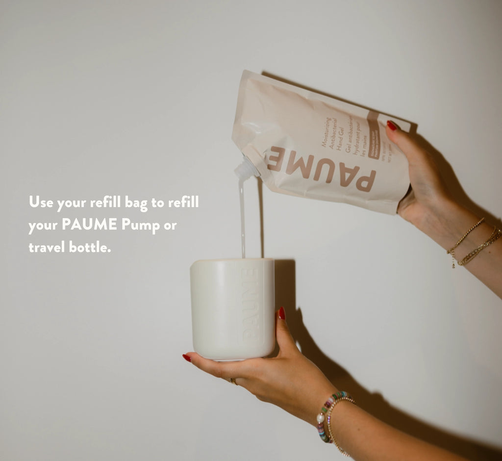 Paume Moisturizing Antibacterial Hand Gel | Refill Bag