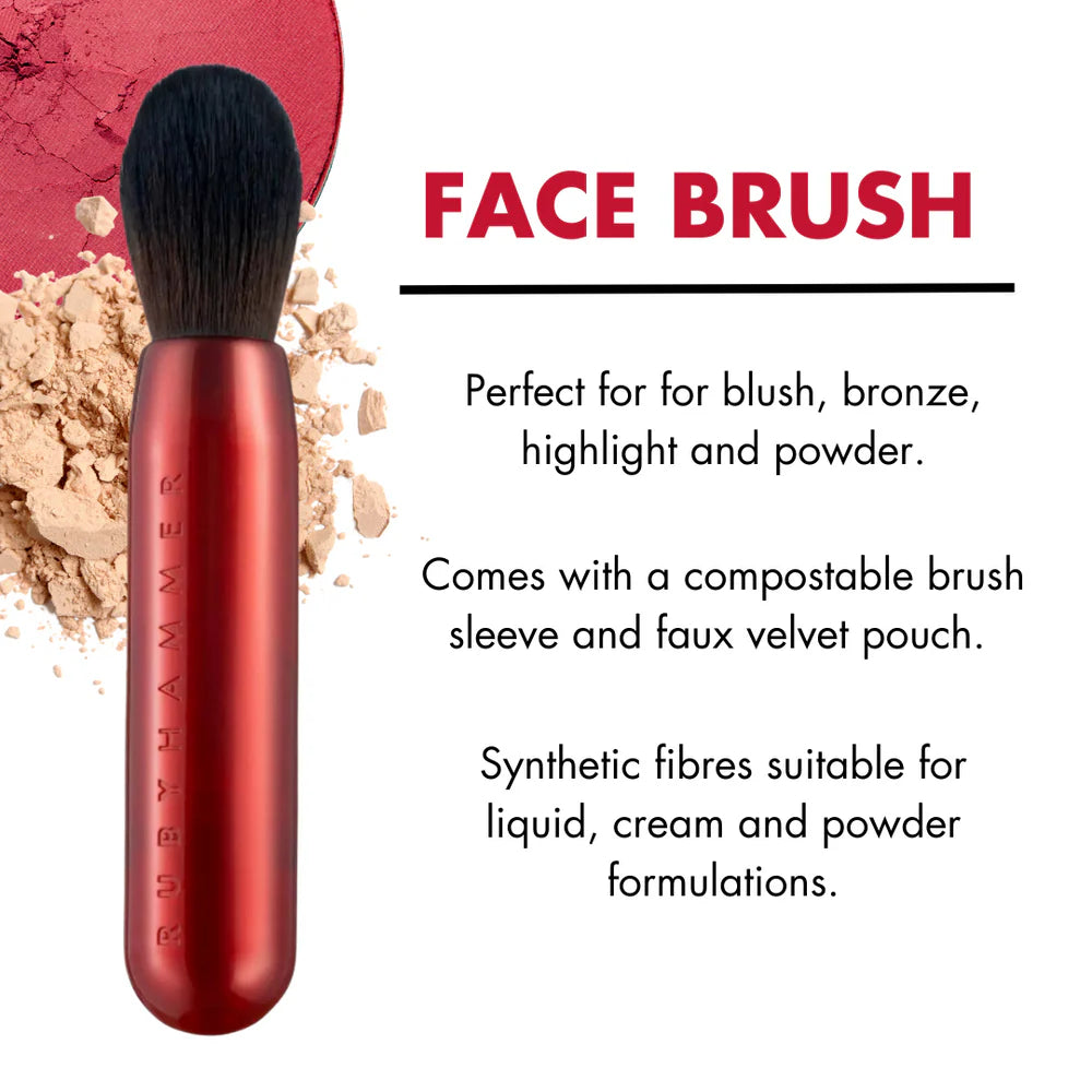 Face Brush | Ruby Hammer Beauty