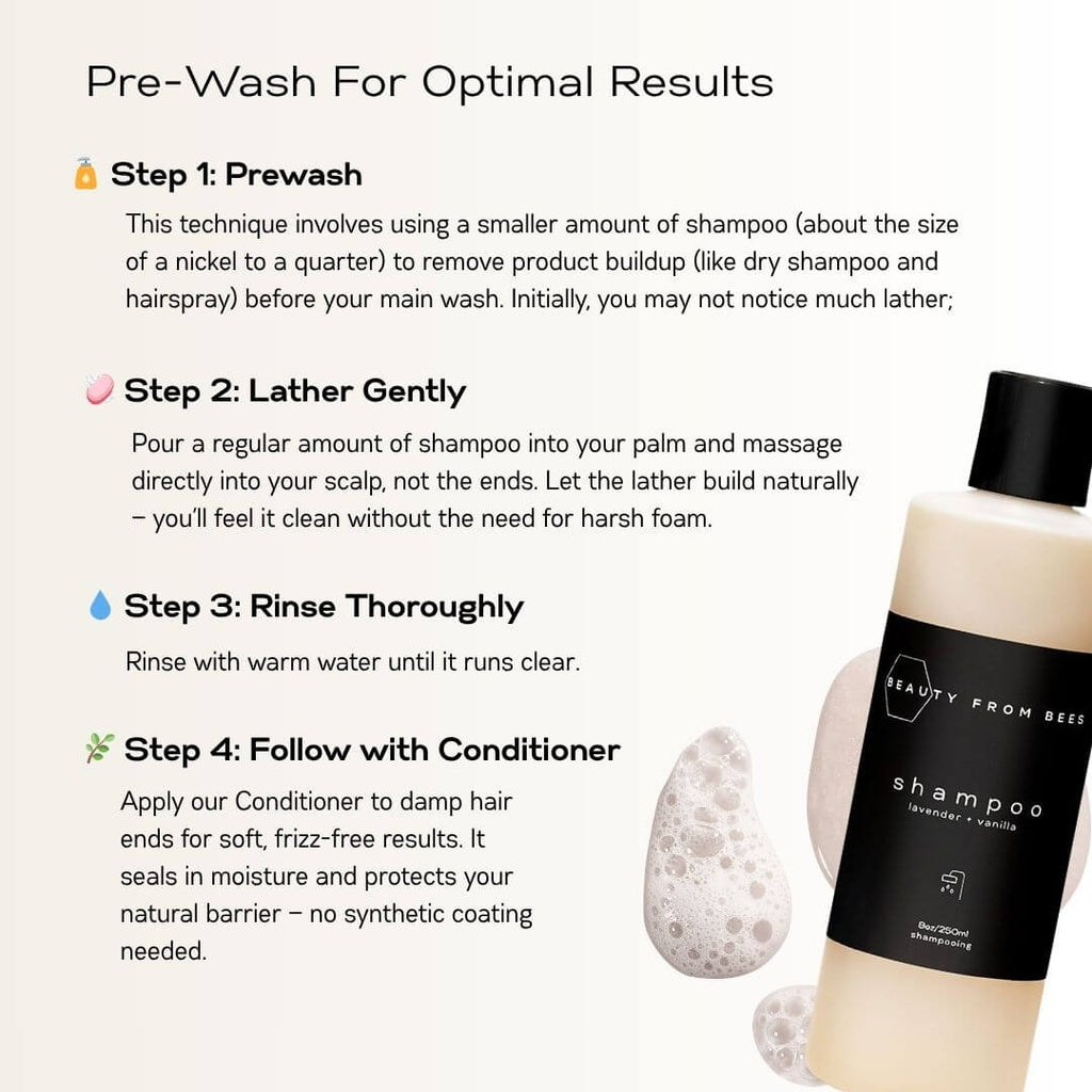 Unscented Shampoo | Beauty From Bees