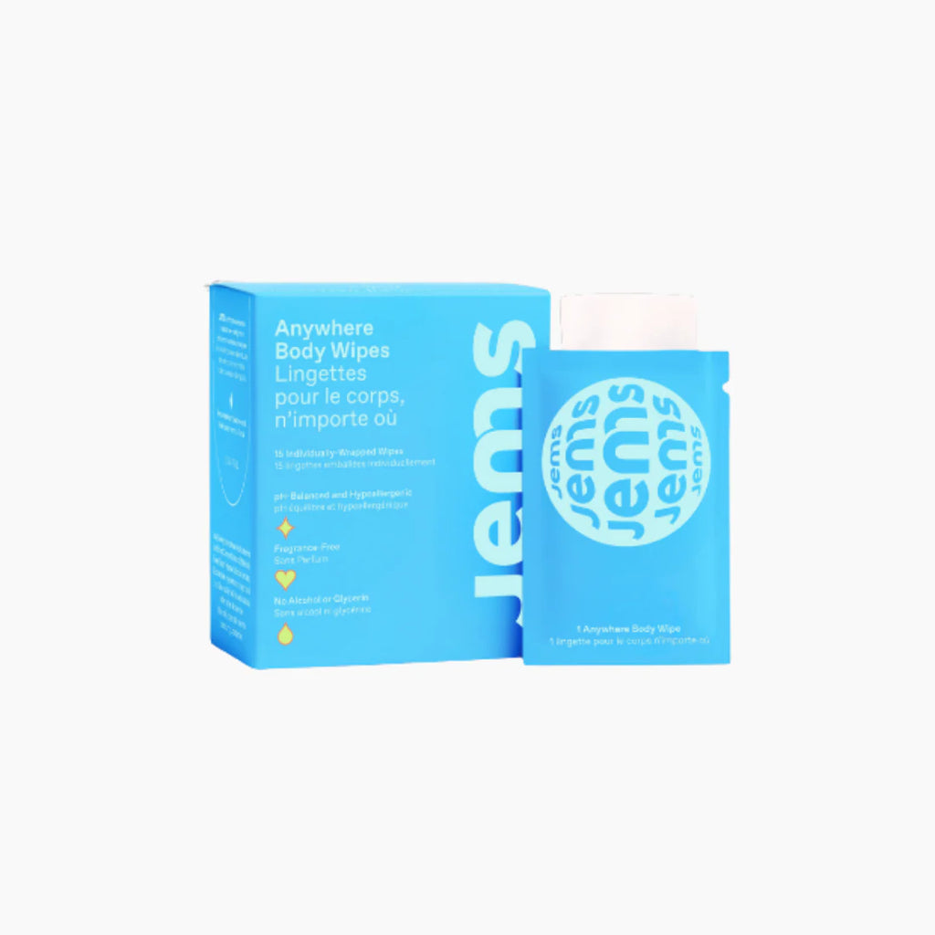 Anywhere Body Wipes | Jems