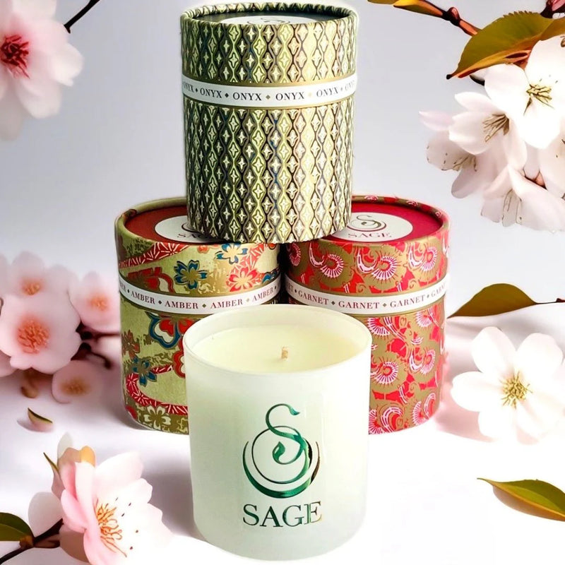 The Sage Lifestyle Onyx Candle